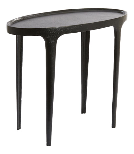 Light & Living Bijzettafel 'Arica' Set van 2 stuks, kleur Mat Zwart