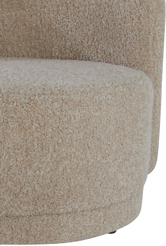 Light & Living Bank 'Amelie' Teddy, kleur Beige
