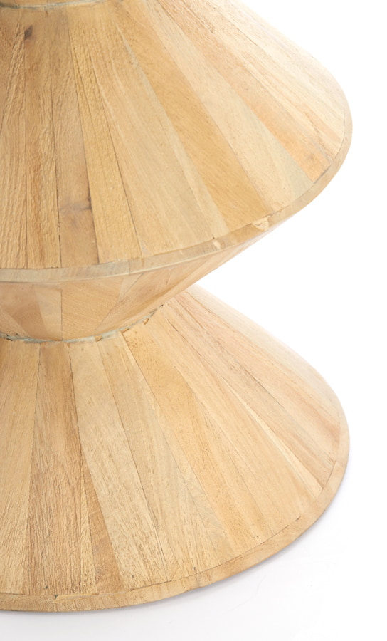 Light & Living Bijzettafel 'Larus' Mangohout, 40cm, kleur Naturel