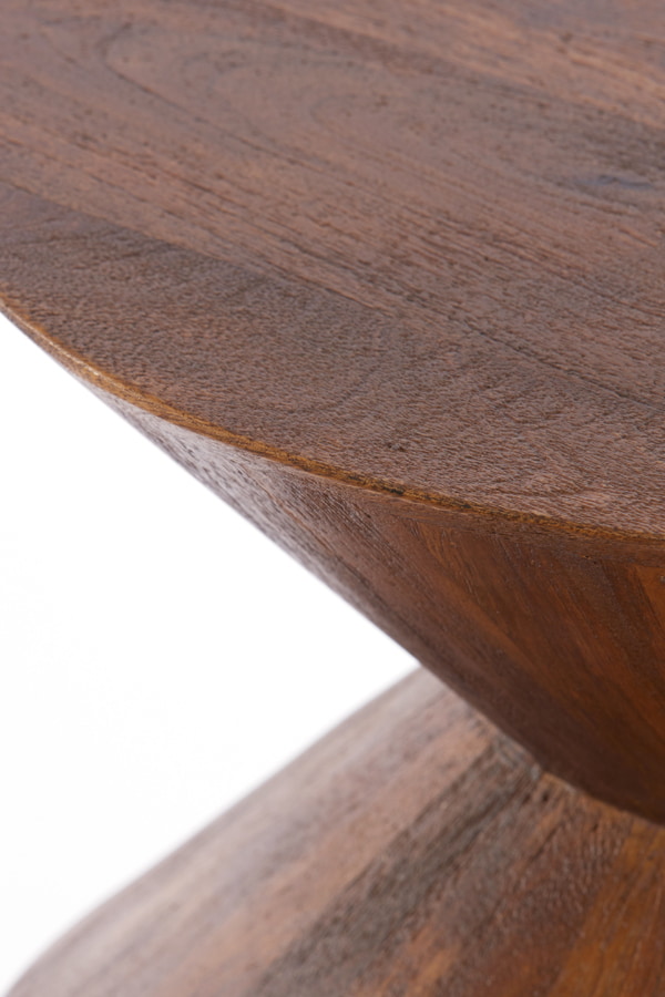Light & Living Bijzettafel 'Larus' Mangohout, 40cm, kleur Bruin