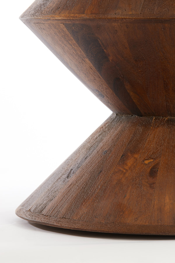 Light & Living Bijzettafel 'Larus' Mangohout, 40cm, kleur Bruin