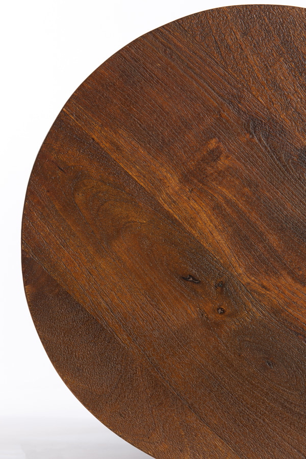 Light & Living Bijzettafel 'Larus' Mangohout, 40cm, kleur Bruin