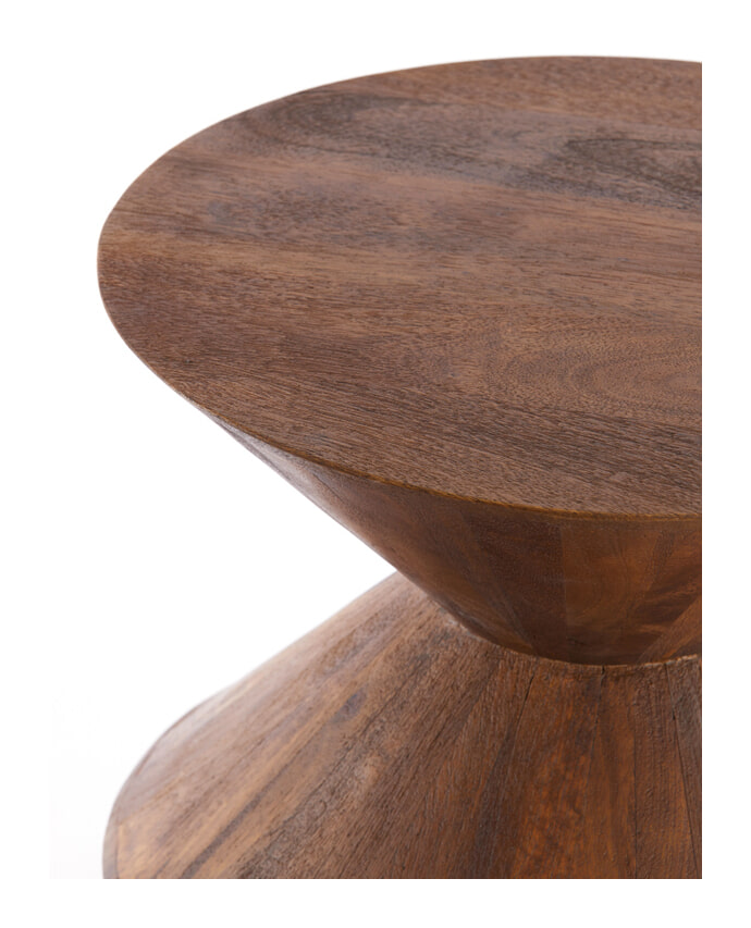 Light & Living Bijzettafel 'Larus' Mangohout, 45cm, kleur Bruin