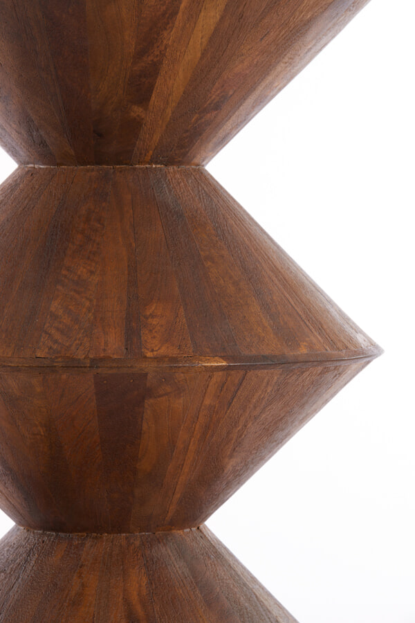 Light & Living Bijzettafel 'Larus' Mangohout, 45cm, kleur Bruin