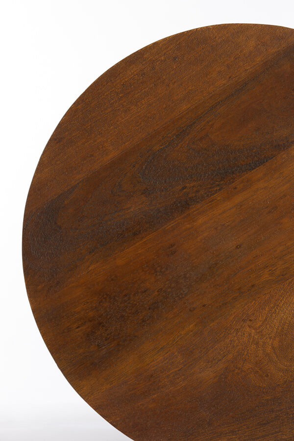 Light & Living Bijzettafel 'Larus' Mangohout, 45cm, kleur Bruin