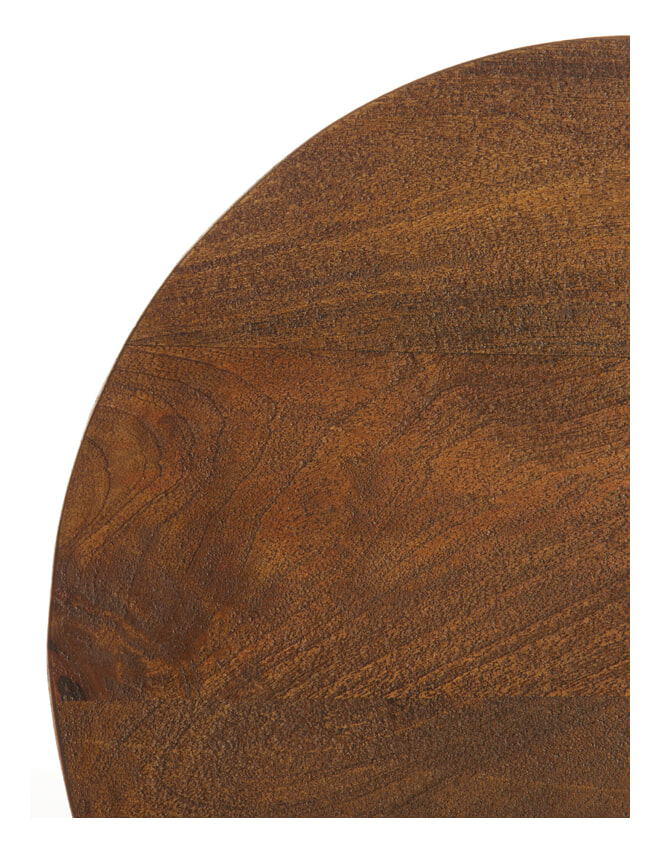 Light & Living Bijzettafel 'Torir' Mangohout, 40cm, kleur Bruin