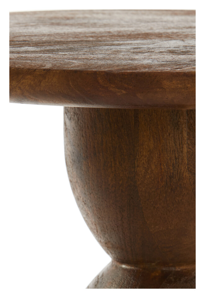 Light & Living Bijzettafel 'Torir' Mangohout, 40cm, kleur Bruin