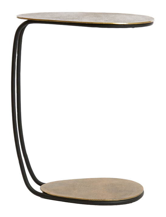 Light & Living Laptoptafel 'Marsh' 43 x 27cm, kleur Antiek Brons