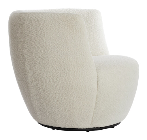 Light & Living Draaibare Fauteuil 'Senja' Bouclé, kleur Wit