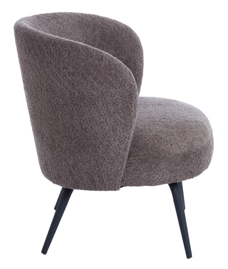 Light & Living Fauteuil 'Dieyda' Bouclé, kleur Bruin