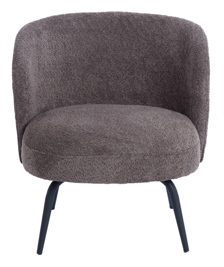 Light & Living Fauteuil 'Dieyda' Bouclé, kleur Bruin
