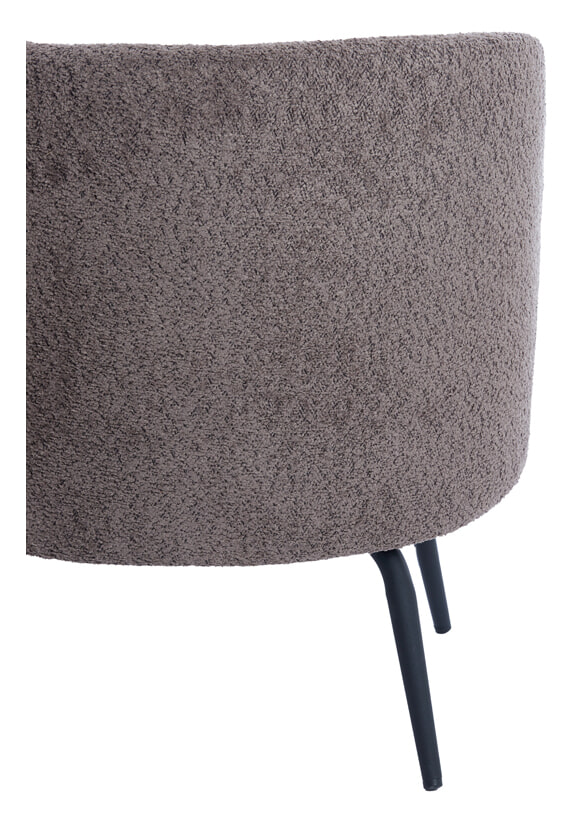 Light & Living Fauteuil 'Dieyda' Bouclé, kleur Bruin