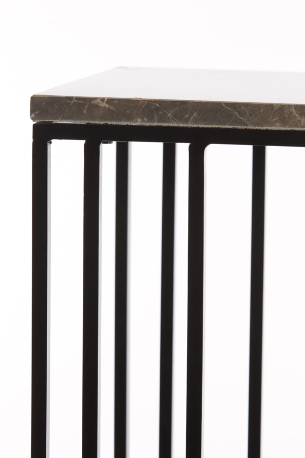 Light & Living Laptoptafel 'Roshan' Marmer, kleur Bruin