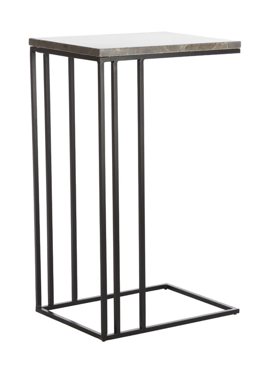 Light & Living Laptoptafel Roshan Marmer - Bruin