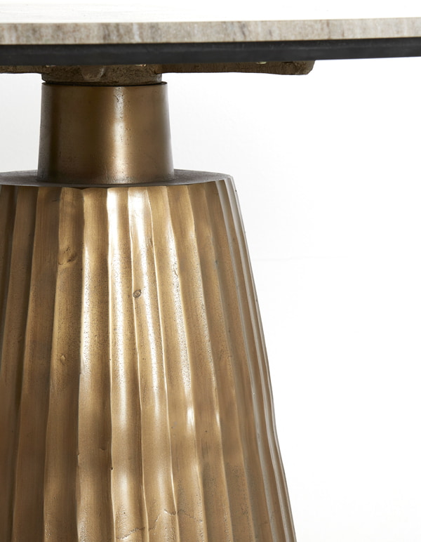 Light & Living Ronde Eettafel 'Rianne' Marmer, 100cm