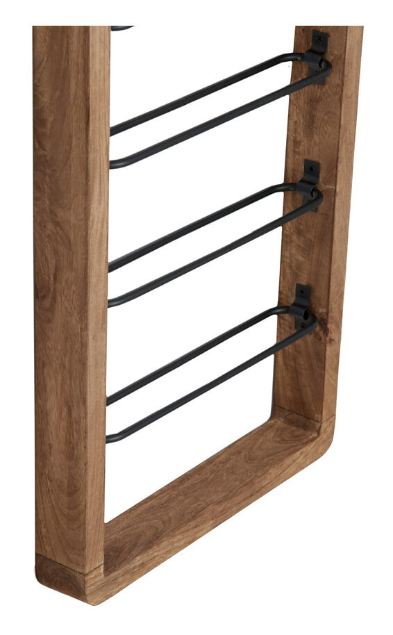 Light & Living Wijnrek 'Sorrento' Voor 8 flessen, kleur Bruin