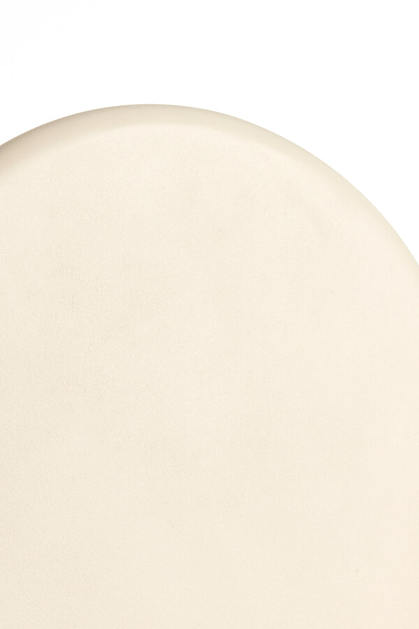 Light & Living Bijzettafel 'Azalas' Mangohout, 40cm, kleur Crème