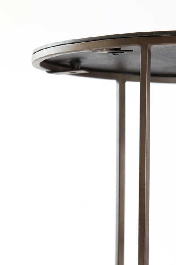 Light & Living Ronde Salontafel 'Talca' Set van 2 stuks, kleur Donkerbruin