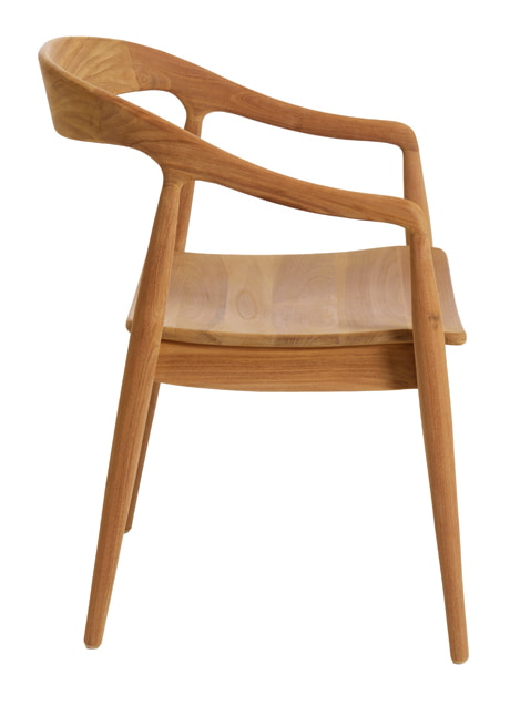 Light & Living Eetkamerstoel 'Palos' Teakhout, kleur Naturel