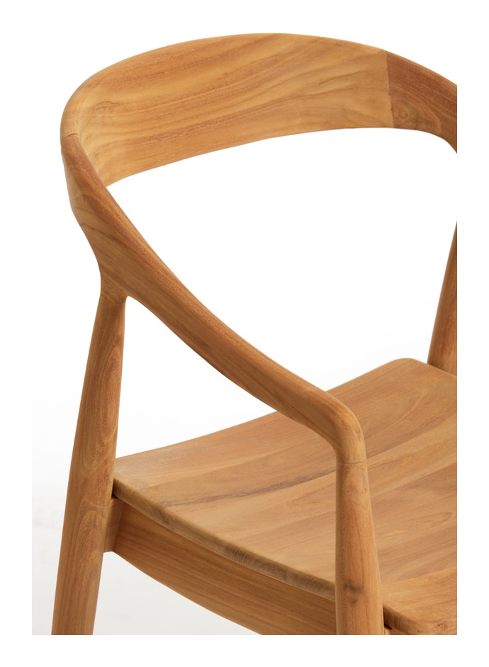 Light & Living Eetkamerstoel 'Palos' Teakhout, kleur Naturel