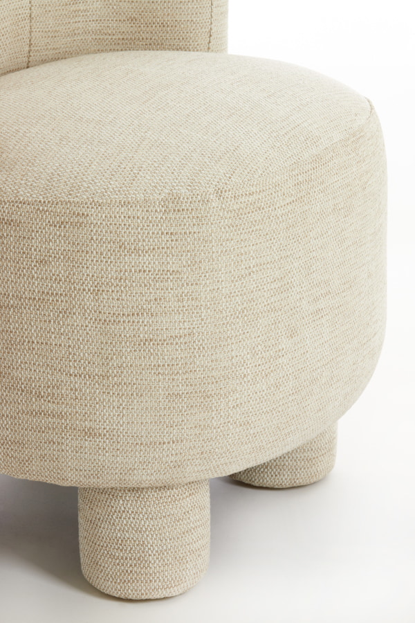 Light & Living Fauteuil 'Kamova' kleur Zand