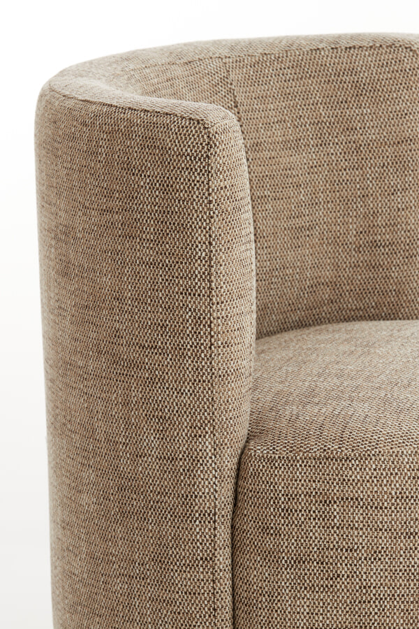 Light & Living Fauteuil 'Kamova' kleur Bruin
