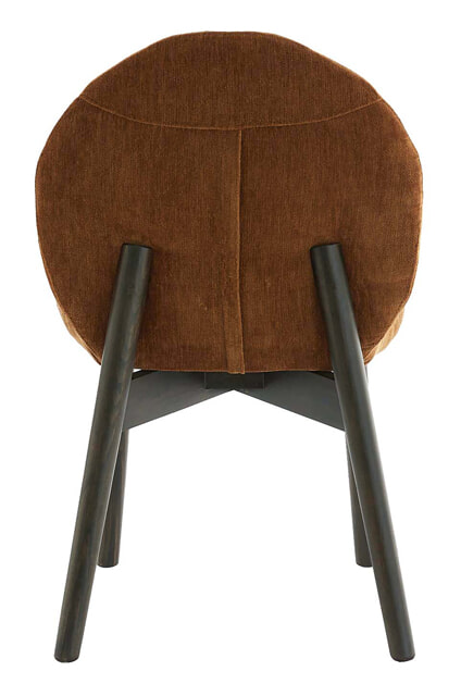 Light & Living Eetkamerstoel 'Sinosa' Velvet, kleur Bruin