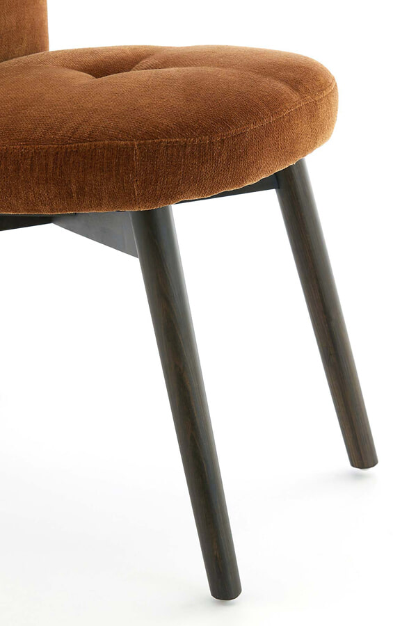 Light & Living Eetkamerstoel 'Sinosa' Velvet, kleur Bruin