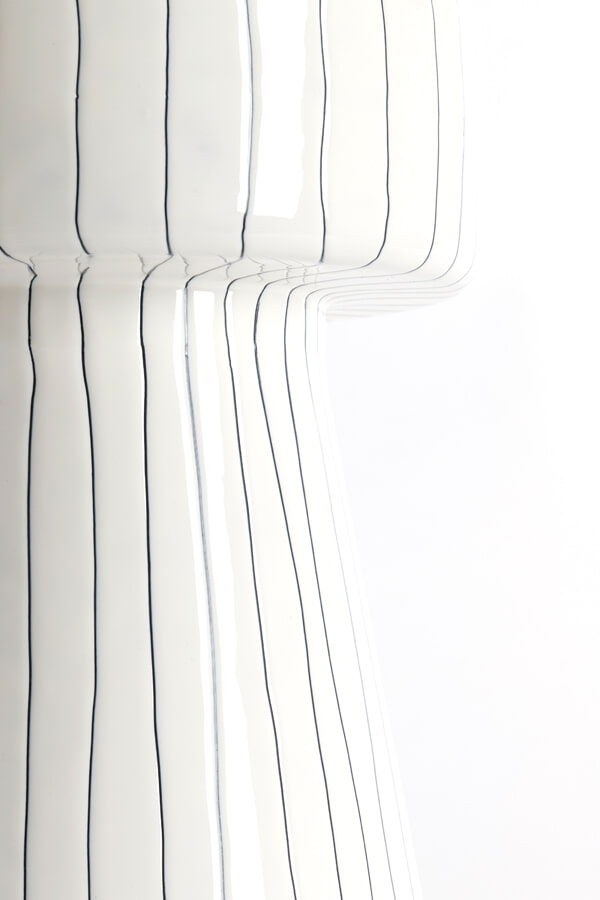 Light & Living Bijzettafel 'Dakwa' 29cm, kleur Wit/Zwart