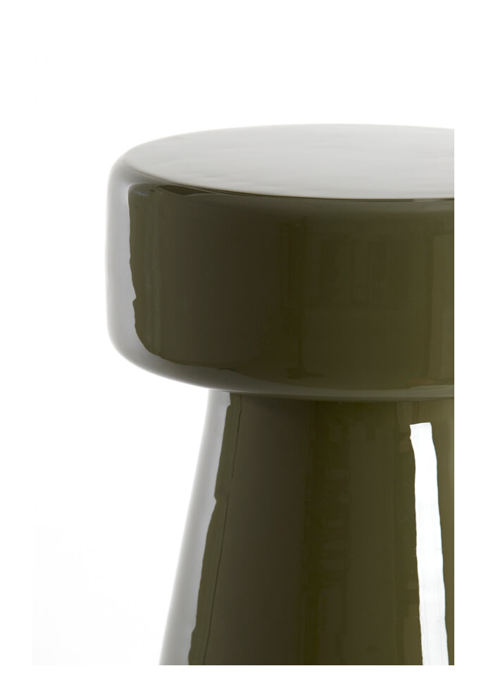 Light & Living Bijzettafel 'Dakwa' 29cm, kleur Olijfgroen