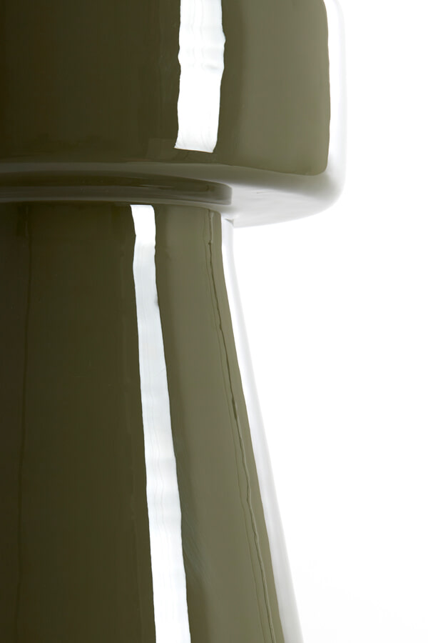 Light & Living Bijzettafel 'Dakwa' 29cm, kleur Olijfgroen