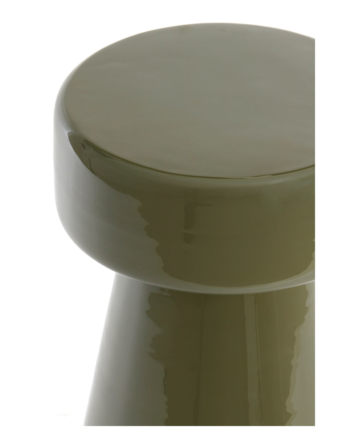 Light & Living Bijzettafel 'Dakwa' 29cm, kleur Olijfgroen