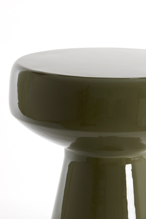 Light & Living Bijzettafel 'Dakwa' 38cm, kleur Olijfgroen