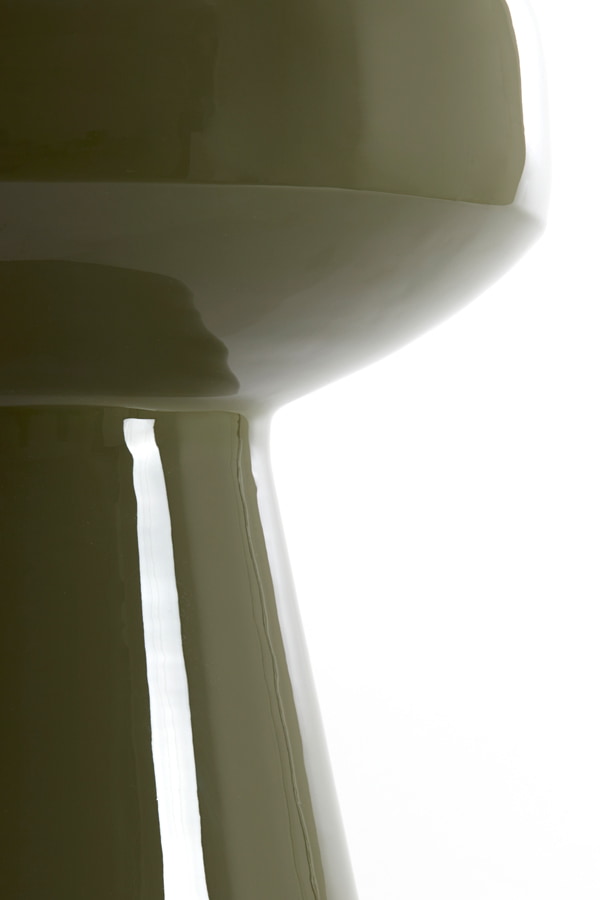 Light & Living Bijzettafel 'Dakwa' 38cm, kleur Olijfgroen
