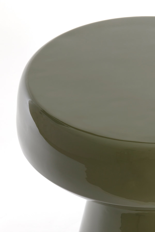 Light & Living Bijzettafel 'Dakwa' 38cm, kleur Olijfgroen