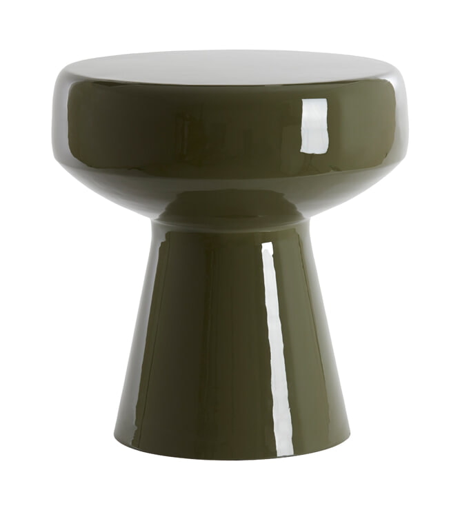 Light & Living Bijzettafel 'Dakwa' 38cm, kleur Olijfgroen