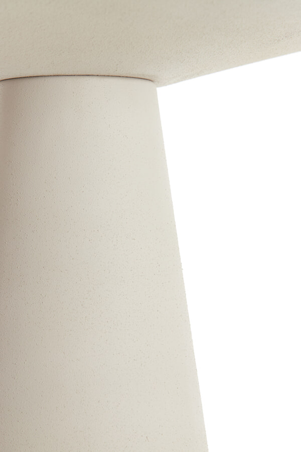 Light & Living Bijzettafel 'Abala' 28cm, kleur Mat Crème