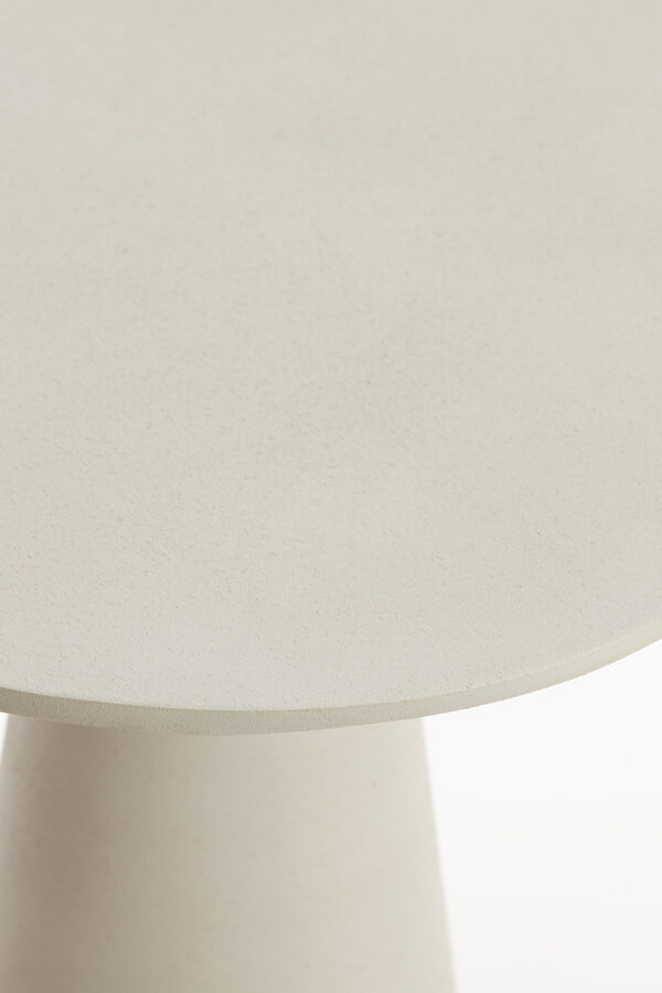 Light & Living Bijzettafel 'Abala' 28cm, kleur Mat Crème