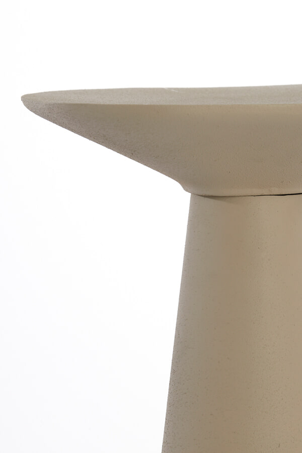 Light & Living Bijzettafel 'Abala' 28cm, kleur Mat Crème