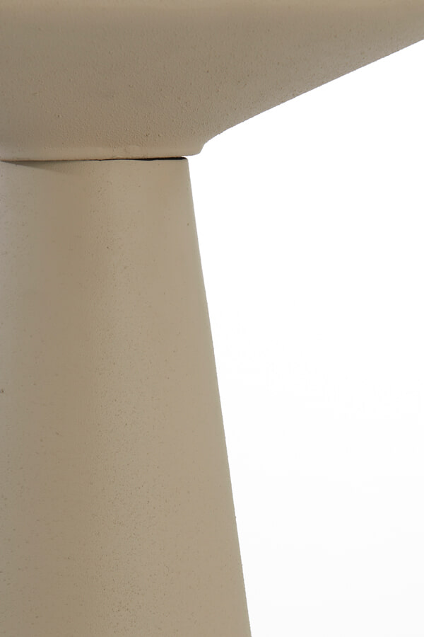 Light & Living Bijzettafel 'Abala' 28cm, kleur Mat Crème