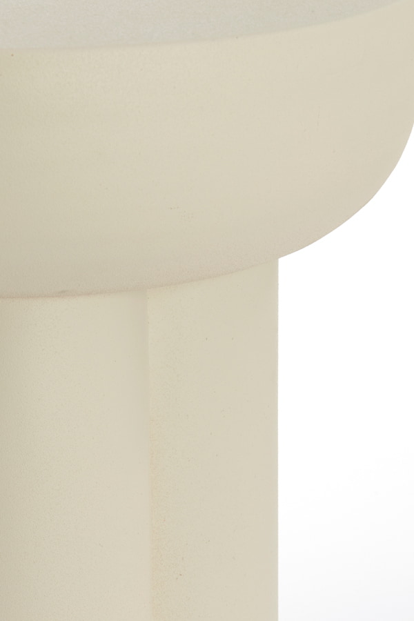 Light & Living Bijzettafel 'Mikola' 46cm, kleur Mat Crème