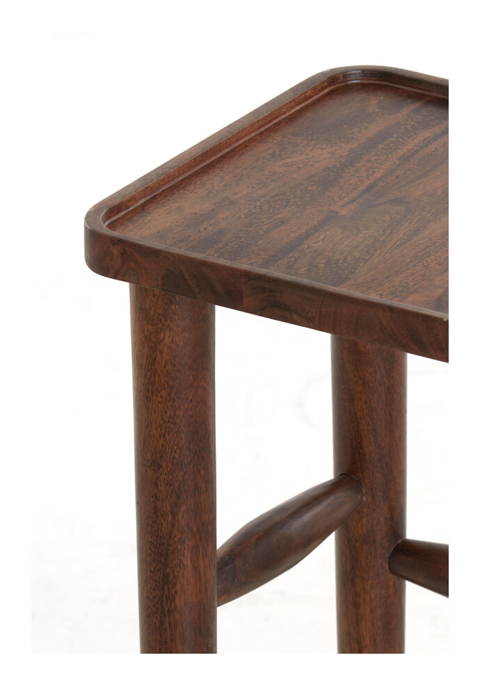 Light & Living Zuil 'Qiano' Acaciahout, 80cm hoog
