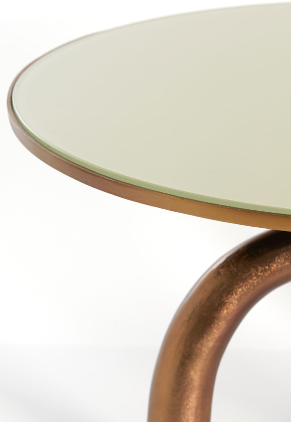 Light & Living Ronde Salontafel 'Mello' Ø76cm, kleur Brons