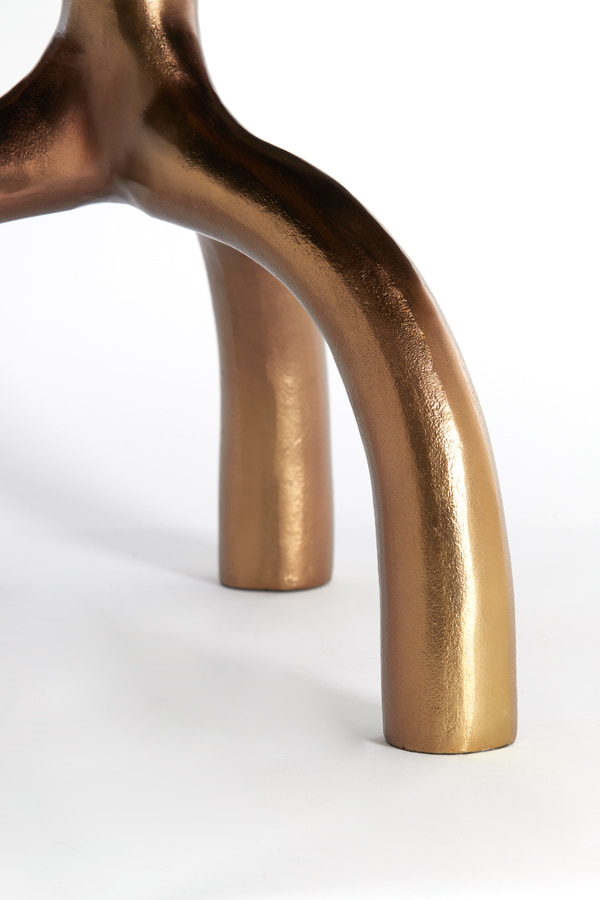 Light & Living Ronde Salontafel 'Mello' Ø76cm, kleur Brons