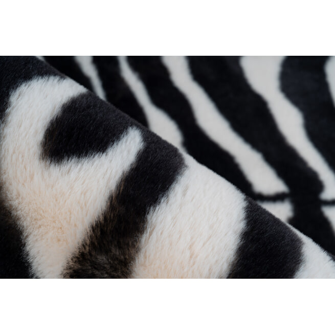 Kayoom Vloerkleed 'Rabbit Animal' kleur zwart / wit