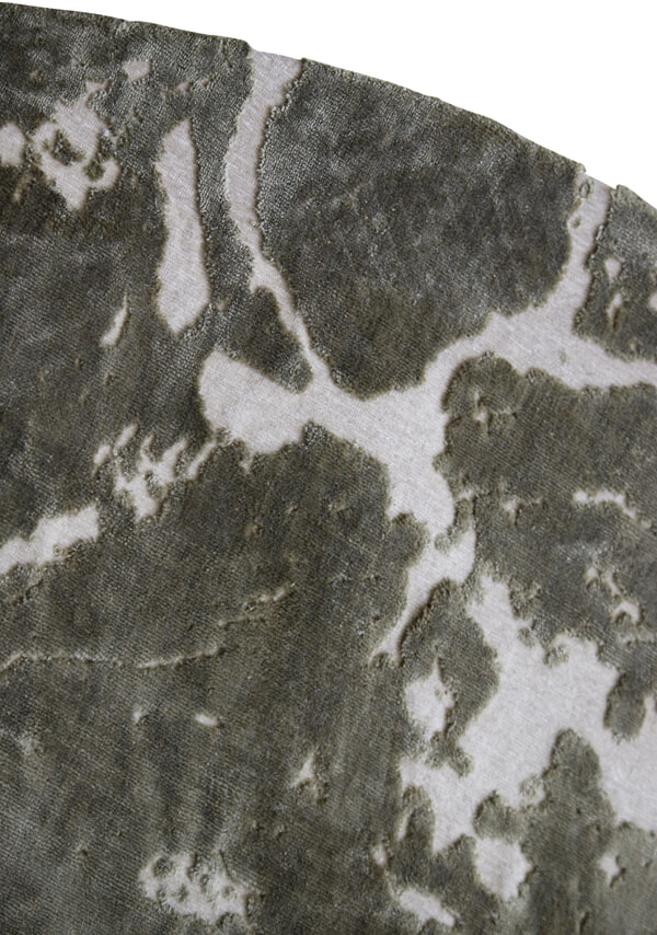 Light & Living Rond Vloerkleed 'Sjors' 200cm, kleur Olijfgroen