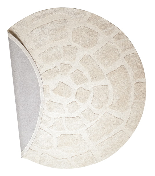 Light & Living Rond Vloerkleed 'Bajelo' 220cm, kleur Beige