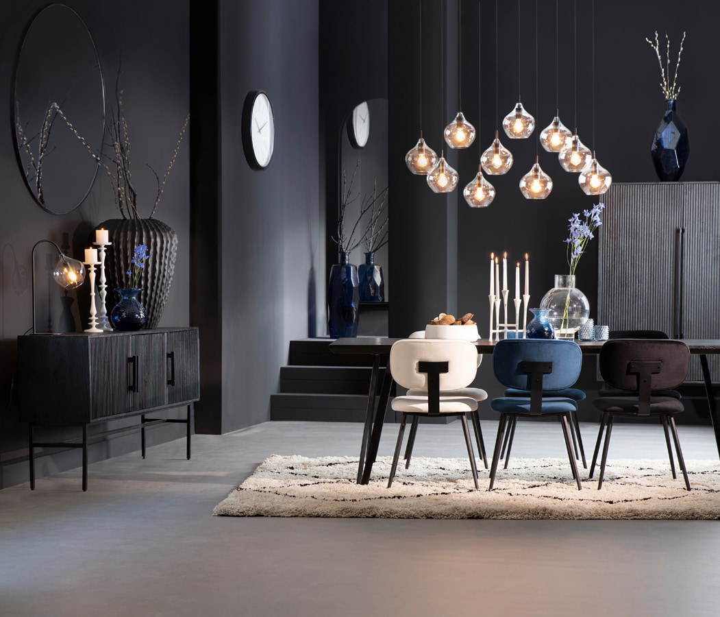 Light & Living Vloerkleed 'Xamuri' 300 x 200cm, kleur Naturel/Zwart