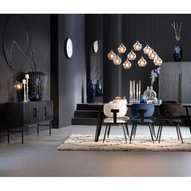 Light & Living Vloerkleed 'Xamuri' 300 x 200cm, kleur Naturel/Zwart