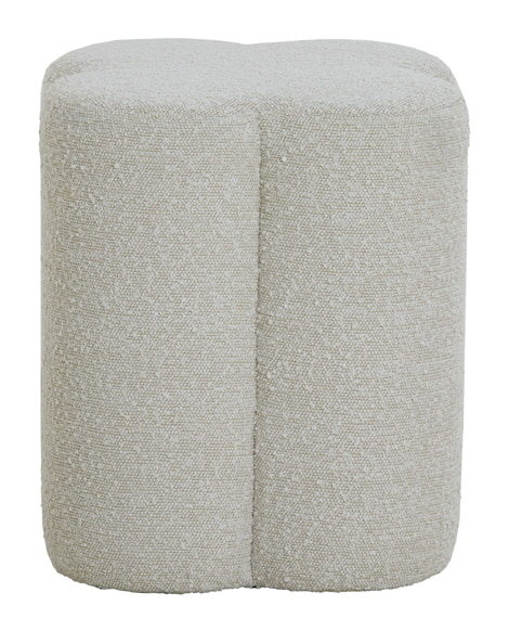 Light & Living Poef 'Nalani' Bouclé, kleur Crème